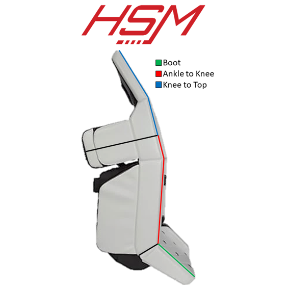 Vaughn Velocity VE8 - Pro Stock Gardien de but - Ensemble complet (rouge/blanc)